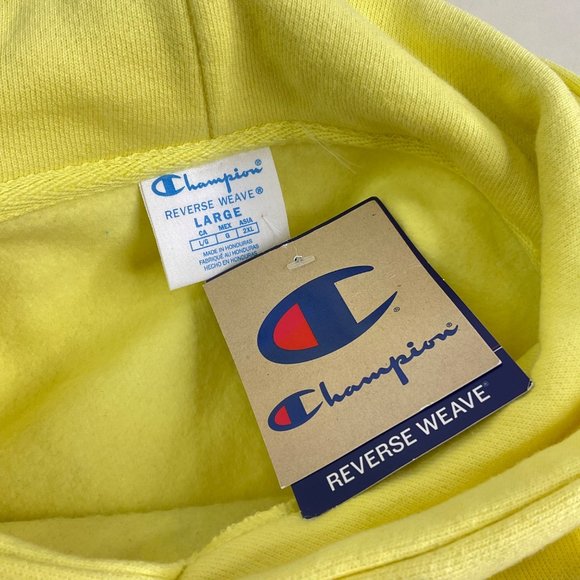 Champion Hoodie Lg & Med Shorts Set L Ink Shadow Reverse Weave Hoodie Cadmium Nw - Picture 4 of 13